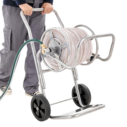 Vevor HOSE REEL CART 200 FT OF 5/8’’ HOSE Hose Reel Cart, Hold Up To 200 Ft Of 5/8’’ Hose (Hose Not Included), Garden Water Hose Carts Mobile Tools thumb #10