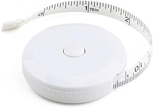 ShotR Tape Measure 2m Sewing Tailor Ruler Tape Measure 200cm 79inch Bust Waist Measurement Inch Centimeter Tape Measure Clothing Roll-up Scale Double-sided Graduation Auto Tape Measure with Reel