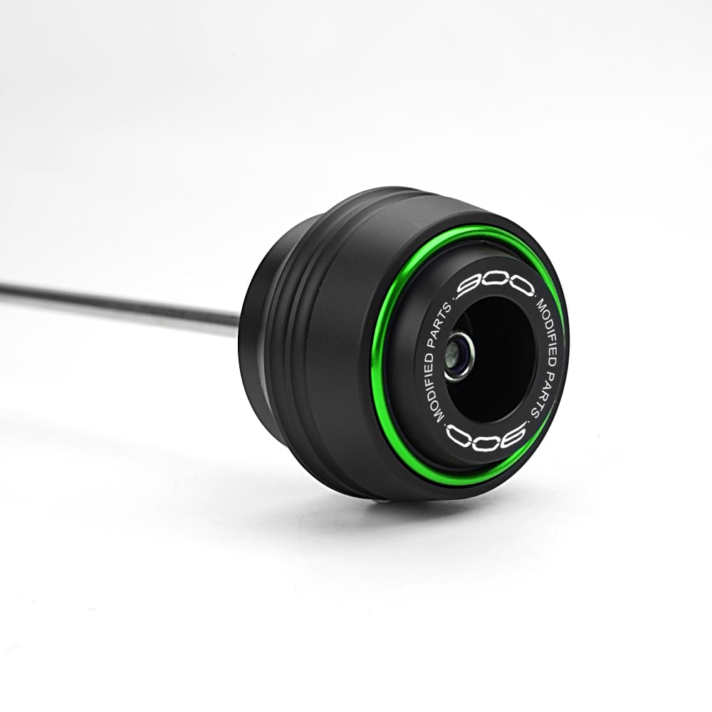 Adapté pour Z900 Z900RS Z900SE Z 900 RS SE 2019-2024 2025 Accessoires de protection contre les chutes pour cadre de moto, patins de protection pour roue avant, fourche d'axe (Vert)