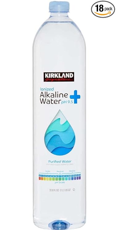 Amazon Com Kirkland Signature Alkaline Water 33 8 Fl Oz Pack Of 18 Grocery Gourmet Food