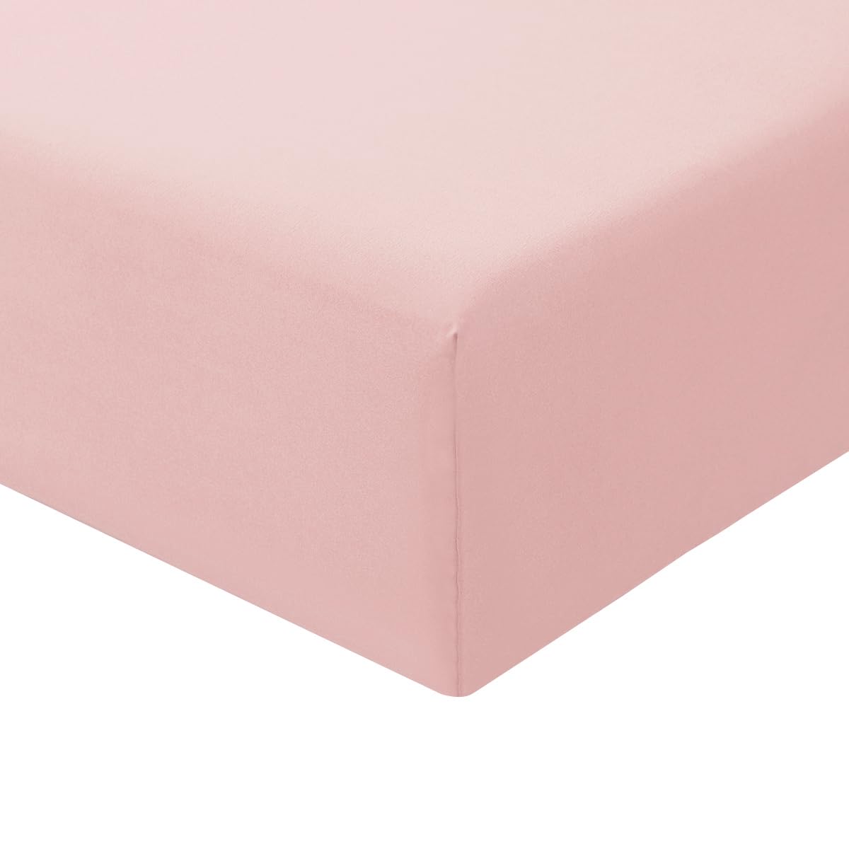 RUIKASI Spannbettlaken 180x200cm Rosa Bettlaken - Oeko Tex Spannbetttuch 180x200 Bettbezug, Mikrofaser Betttuch Bett Laken Bezug 180 x 200 40 cm Tiefe Tasche, Bed Fitted Sheet Bedsheet