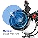 Telescope 150EQ Astronomical Reflector Telescopes for Adults,Professional Manual Equatorial Telescope for Beginners.Comes with 2X Barlow Lens Phone Adapter,Stainless Tripod and Moon Filter