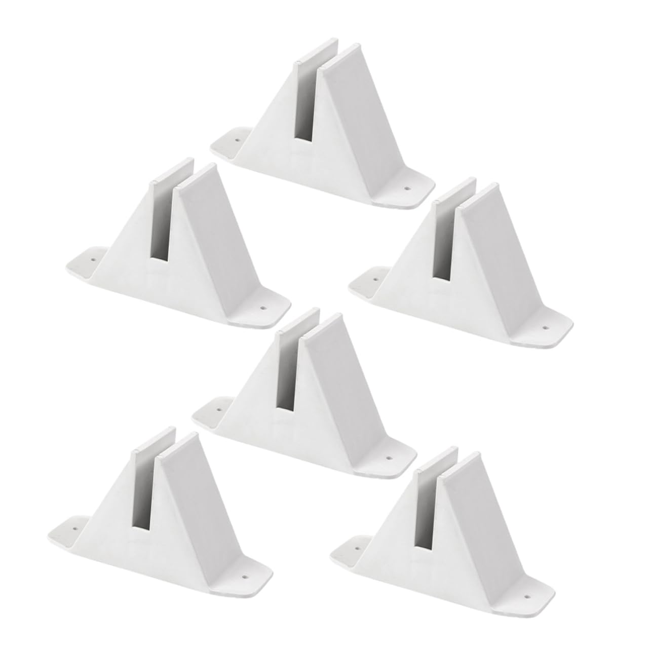 6 Piezas De Base De Valla Panel De Pantalla Pies De Pie Base De Poste De Valla Soporte Para Valla De Jardín Separador De Soporte Para Valla De Piquete Soporte
