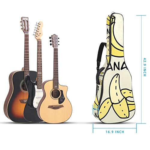 Housse imperméable pour guitare acoustique avec double bandoulière et poche banane, Multicolore 01., 42.9×16.9×4.7 in… - Les Beatles, Paul McCartney, John Lennon, RIngo Starr, George Harrison Housse imperméable pour guitare acoustique avec double bandoulière et poche banane, Multicolore 01., 42.9x16.9x4.7 in… – Image 6