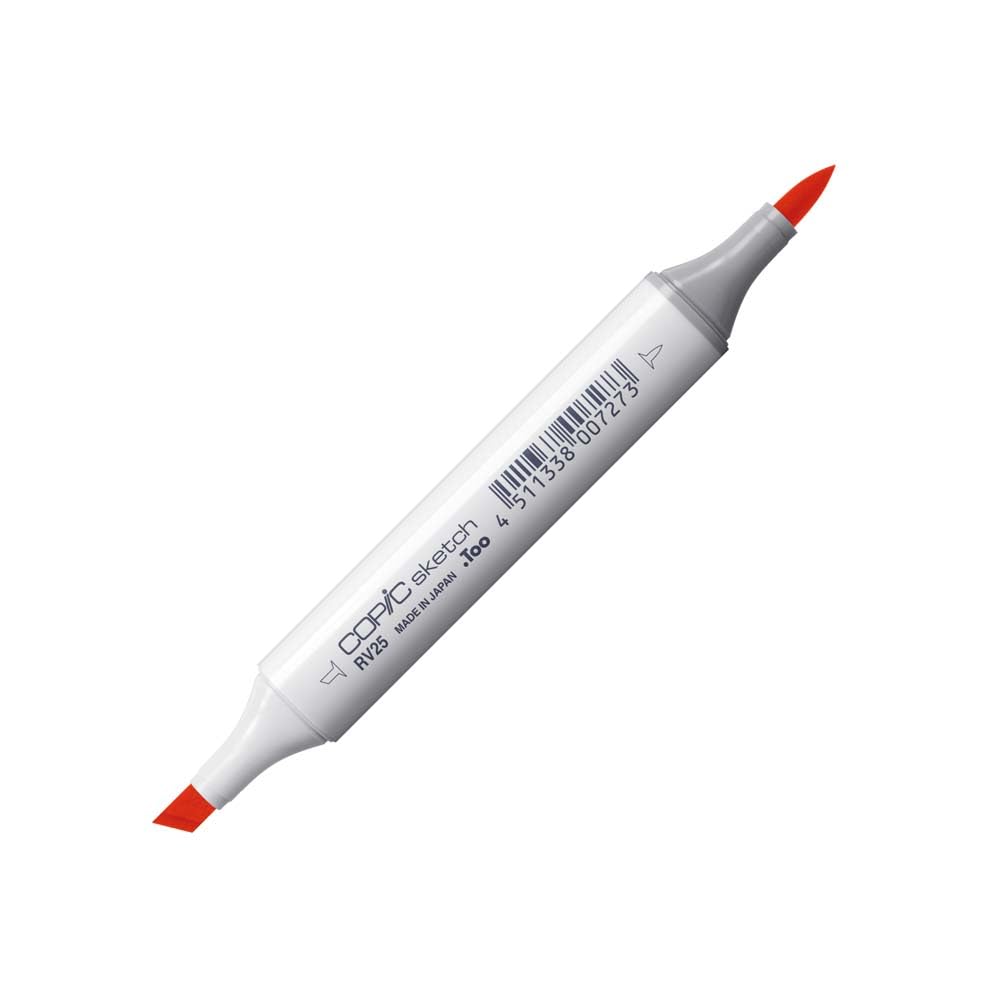 Copic Sketch Coloured Marker Pen - (RV-25) Dog Rose Flower, For Art & Crafts, Colouring, Graphics, Highlighter, Design, Anime, Professional & Beginners, Art Supplies & Colouring Books