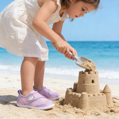 Image of FEETCITY Toddler Water Shoes Boys Girls Swim Shoes Quick Dry Kids Aqua Socks Barefoot for Beach Swimming Pool