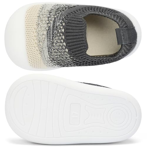 Baby Shoes & Socks - Non-Slip Soft Sole Slippers for Boys & Girls - Breathable Mesh Infant Sneakers2