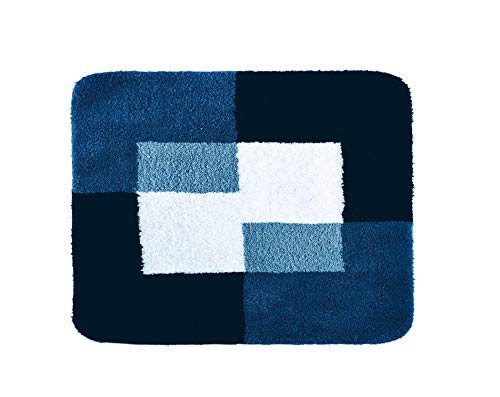 RIDDER Badezimmerteppich Coins blau 55x50 cm