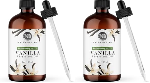 Image of NaturoBliss Vanilla Essential Oil (4oz) Premium Quality (Pack of 2)