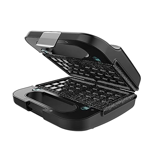 Cecotec Sandwichera Rock´nToast 4in1. 1000 W de potencia, Capacidad para 2 Sándwiches, Acabados en Acero inoxidable, 4 Placas intercambiables con Revestimiento de Piedra RockStone