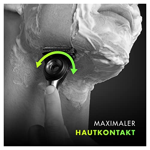 Gillette Labs Nassrasierer Herren, Rasierer mit Reinigungs-Element + Reise-Etui zur Aufbewahrung für unterwegs + 5 Rasierklingen, Premium-Magnetdock - Image 4