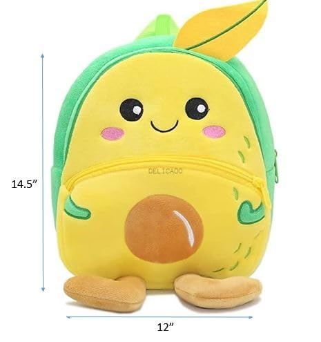 Image of Delicado Cute Small Toddler Kids Preschool Backpack design Nursery Preschool Playschool School Picnic Travelling Bag for Baby Boy Girl Age 2-5 Years