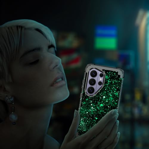 Miqala for Galaxy S26 Ultra Case,Glow in The Dark Three Layer Heavy Duty Shockproof Protection Hard Plastic Bumper+Soft Silicone Protective Case for Samsung Galaxy S26 Ultra 5G,Colorful Sky by Miqala - Used condition - Image 6