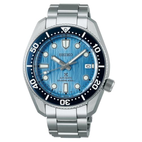 Seiko PROSPEX SPB299J Reloj de Buceo analógico automático de Acero Inoxidable para Hombre, Azul, Azul, Pulsera