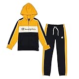 Champion Chándal infantil de felpa con cremallera completa Hooded amarillo S