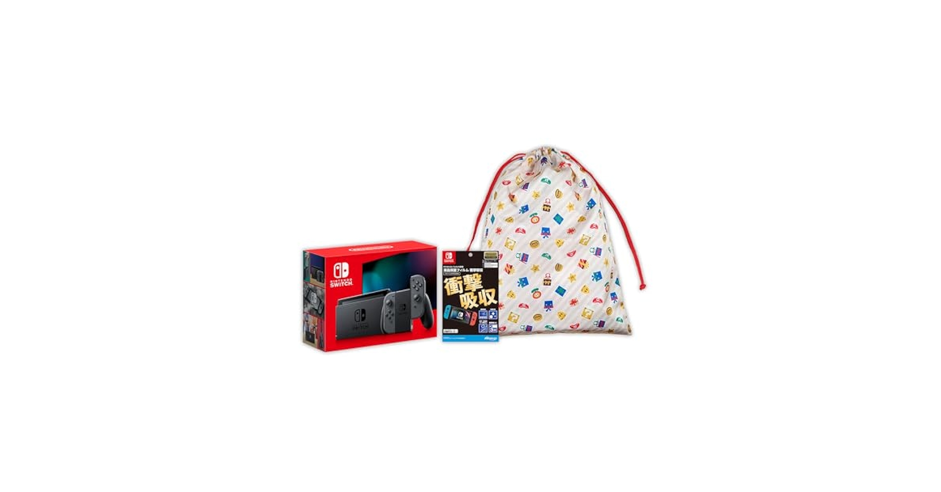 Amazon.co.jp: 【大判サイズホリデーギフト巾着付き】Nintendo