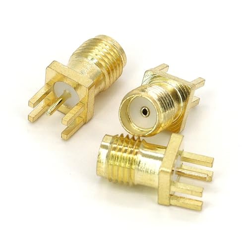 Connecteur femelle SMA pour PCB 1.6mm lot de 5 prises droites RF