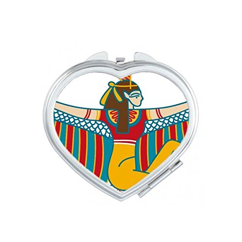 Miroir main Égypte antique compact et léger pour se maquiller partout en voyage