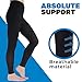 Extra Wide Compression Leggings for Women 20-30mmHg - Opaque Footless Compression Tights for Varicose Veins Circulation, Blood Clots, Lymphedema - Black, 3X-Large - A717BL6