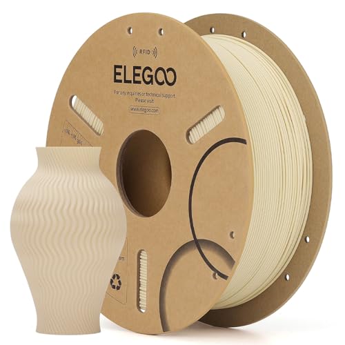 Image of ELEGOO RFID PLA 3D Printer Filament 1.75mm Beige 1KG