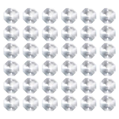Perles octogonales en cristal K9 24mm PATIKIL pour réparer un lustre manquant