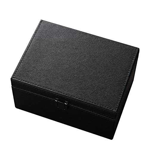 MOFUCA Caja bloqueadora de señal, protector de llavero de coche de piel sintética Faraday, caja de bloqueo de señal antirrobo para llaves de coche y teléfonos (L), como se muestra en la imagen