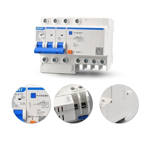 Disyuntor de corriente residual para solucionar cortocircuitos y saltos de luz de 20A 4