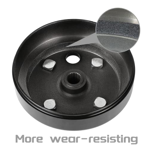Xuanyudg0769 Golf Cart Brake Drum For Ezgo Txt/Pds 1982-Up Electric (Not Fit Gas Models), Replace Oem# 19186G1P, 2 Pack #TOP5