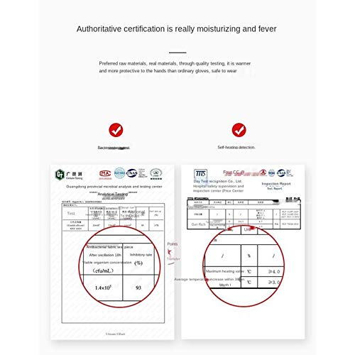 gazechimp Luvas de Lã com Forro Térmico Feminino Feminino Adulto Luvas Quentes de Inverno - Cáqui