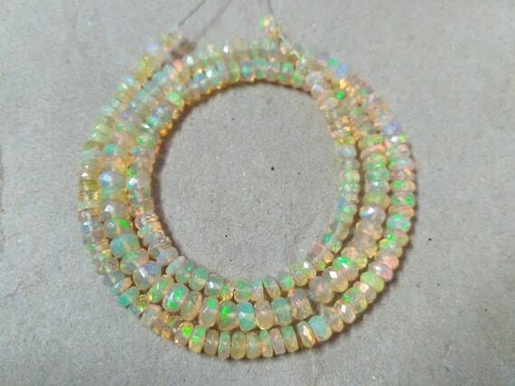 Perles d'Opal Éthiopienne transparente 3-5mm LKBEADS, idéal pour colliers fins
