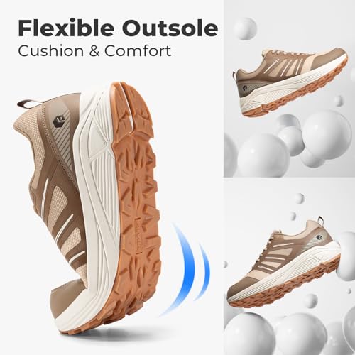Image of FitVille Extra Wide Sneakers for Men with Wide Toe Box, Lightweight Trail Running Shoes for Workout Gym Cross Training Shoe Fashion Casual Sneaker