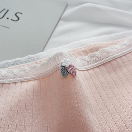 Teen Girls Soft Cotton Panties 8-Pack Teenager Assorted Mid Waist Briefs Underwear fits 10-16 Years4