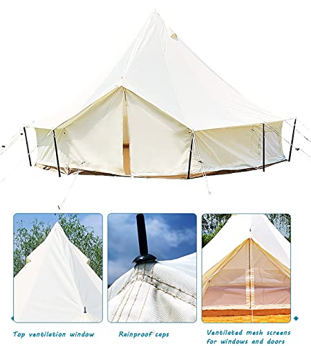Carpa campamento VICIYOO de algodón impermeable 4 estaciones miniatura 3