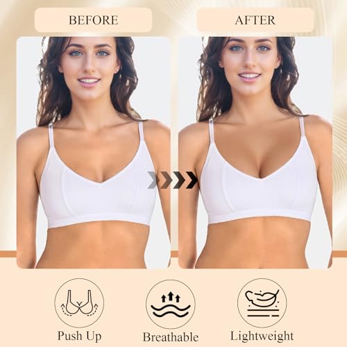 Double-Sided Sticky Bra Pads - Sticky Bra Inserts Lightweight and Natural Looking Breast Enhancers for The Perfect Lift3