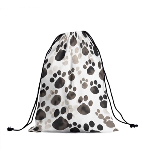 Image of Nerxy Black Paw Gymnastics Grip - Paw Grip for Gymnasts & Pets, Adjustable String Bag
