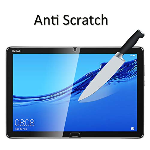 Orzero (2 Pack) Tempered Glass Screen Protector Compatible For Huawei Mediapad M5 Lite 10.1 Inch,9 Hardness Hd High-Definition Anti-Scratch Bubble-Free (2.5D Arc Edges) (Lifetime Replacement) #TOP3