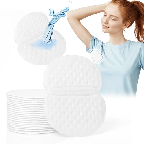 Assorbenti Ascellari Invisibili – 40 Pezzi in Cotone Traspirante con Adesivo Potenziato – Ultra-Sottili, Discreti e Comodi – Con Sacchetta Inclusa – Protezione Antisudore per Abiti e Ascelle