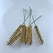 7pcs Brass Wire Tube Brushes Multipurpose Pipe Brush Tool Set, 11Inch Tube Cleaning Brushes Lab Cleaning Brushes Wire Bottle Brush for Lab Tube, Auto Parts, Bottles and Pipes, 7 Sizes