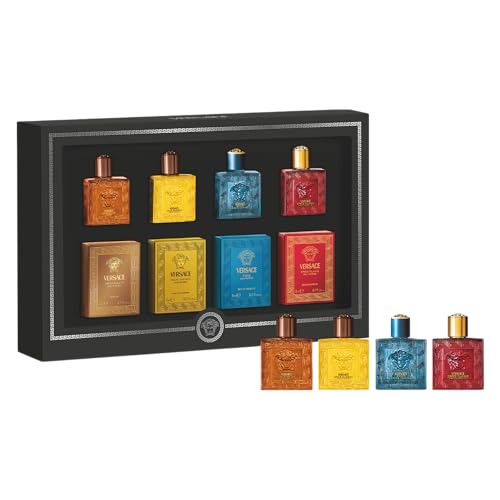 Versace Set da collezione miniatura da uomo 4 x 5 ml