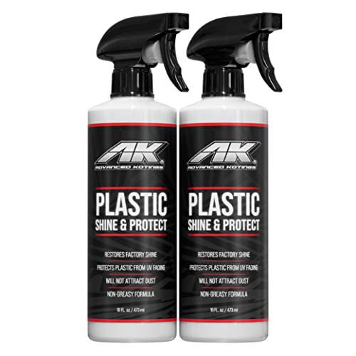 Advanced Kotings Plastic Shine & Protect Spray | Plastic & Vinyl UV Protection, High Gloss Shine, Resists Dirt & Dust for ATVs, UTVs, Trucks, Dirt Bikes | 16oz Spray - 2 Pack
