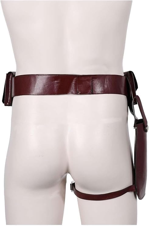 Unisex Fett Cosplay Belt Halloween Carnival Cosplay Fett Costume Outfits Accessories Prop,Large Brown