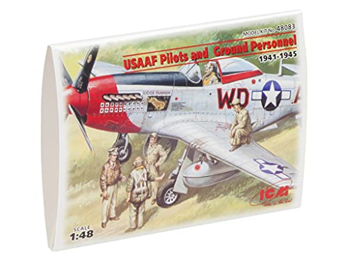 Figurines USAAF 1:48 ICM : brisez la monotonie de vos maquettes d'avions avec 5 personnages