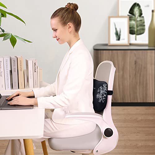 RELAX SUPPORT RS17 Flower Lumbar Support Pillow - Office Chair Back Support -Chair Cushion for Back Pain Uses ArcContour Special Patented Technology Has Unique Convex Shape for a Pain Free Back…