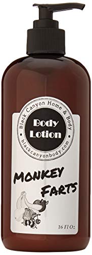 Black Canyon Monkey Farts Scented Body Lotion, 16 Oz (2 Pack)