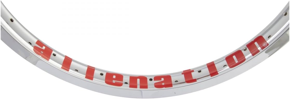 Alienation Runaway Chrome 20in BMX Wheelset - Double Walled Rims, 36 Hole Drills, Tube Only Compatible