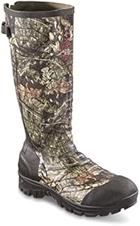 Guide Gear Men's Ankle Fit Insulated Rubber Boots, 1,600-gram, Mossy Oak Break-Up Country, 10D (Medium)