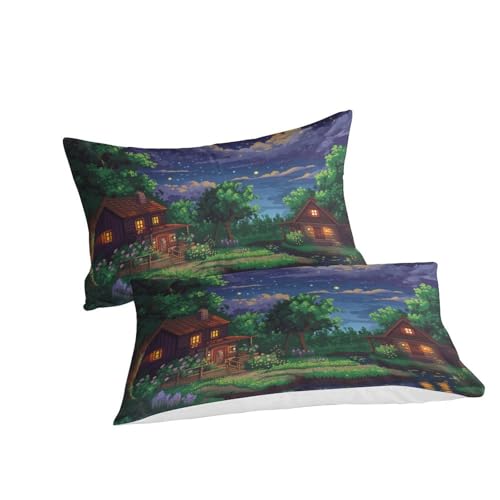 Housse de couette 3D imprimée lit double 200x200 parure de lit enfants ados - 3