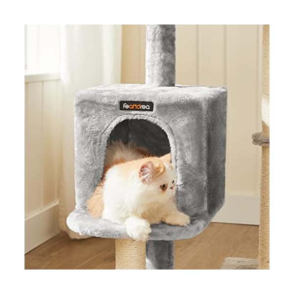 Feandrea Kratzbaum, Kleiner Katzenbaum, 84 cm, hellgrau PCT142W01 – Bild 7