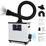 KQZ [Specialized] 210W Laser Fume Extractor 330m³/h Strong Suction for S1/F1/ M1/LU3 Most Laser Engraver, Solder Fume Extractor with Exhaust, Odor Smoke Purifier for Lasering Soldering 3D Printing