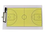 Doppelseitiges Taktikboard für Basketball - Inklusive Stift und Schwamm
